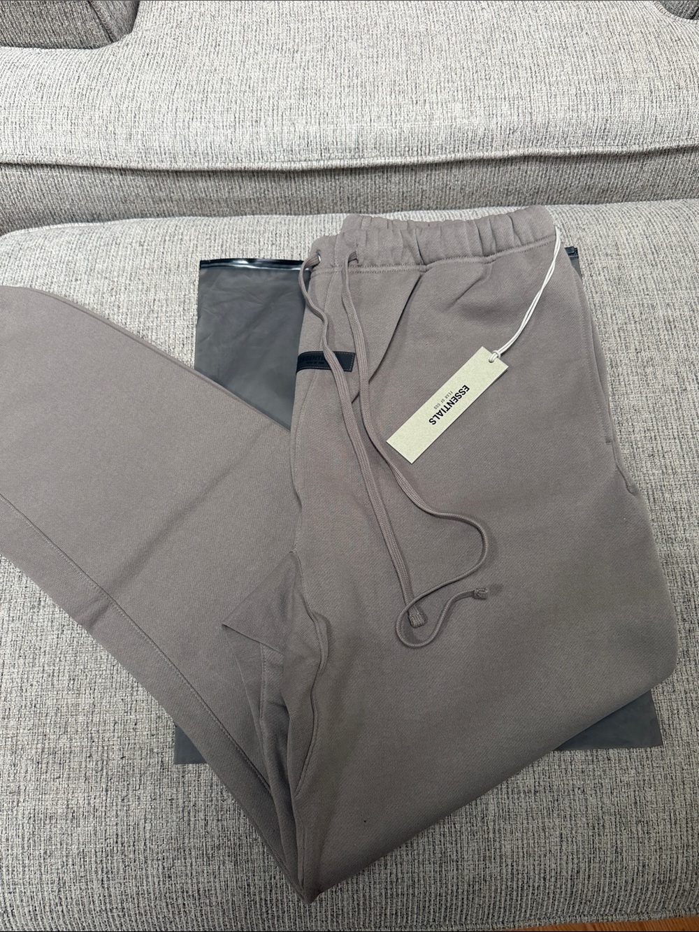 Fear of God Men's Taupe Gray Jogger Sweatpants